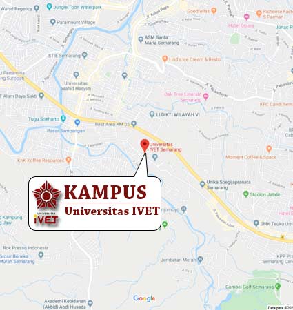 Lokasi Kampus & Peta Universitas IVET Semarang Nomor